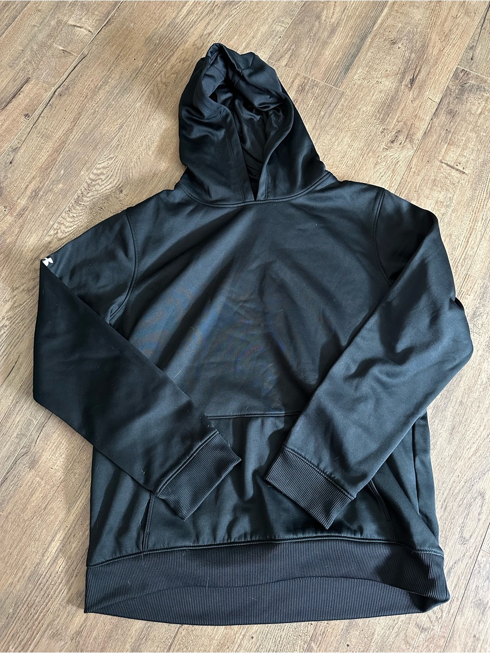 Under Armour Black Hooded Youth Sweatshirt